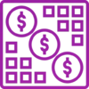 Lotto icon purple