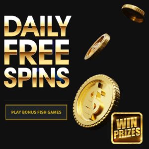 Daily free spins banner