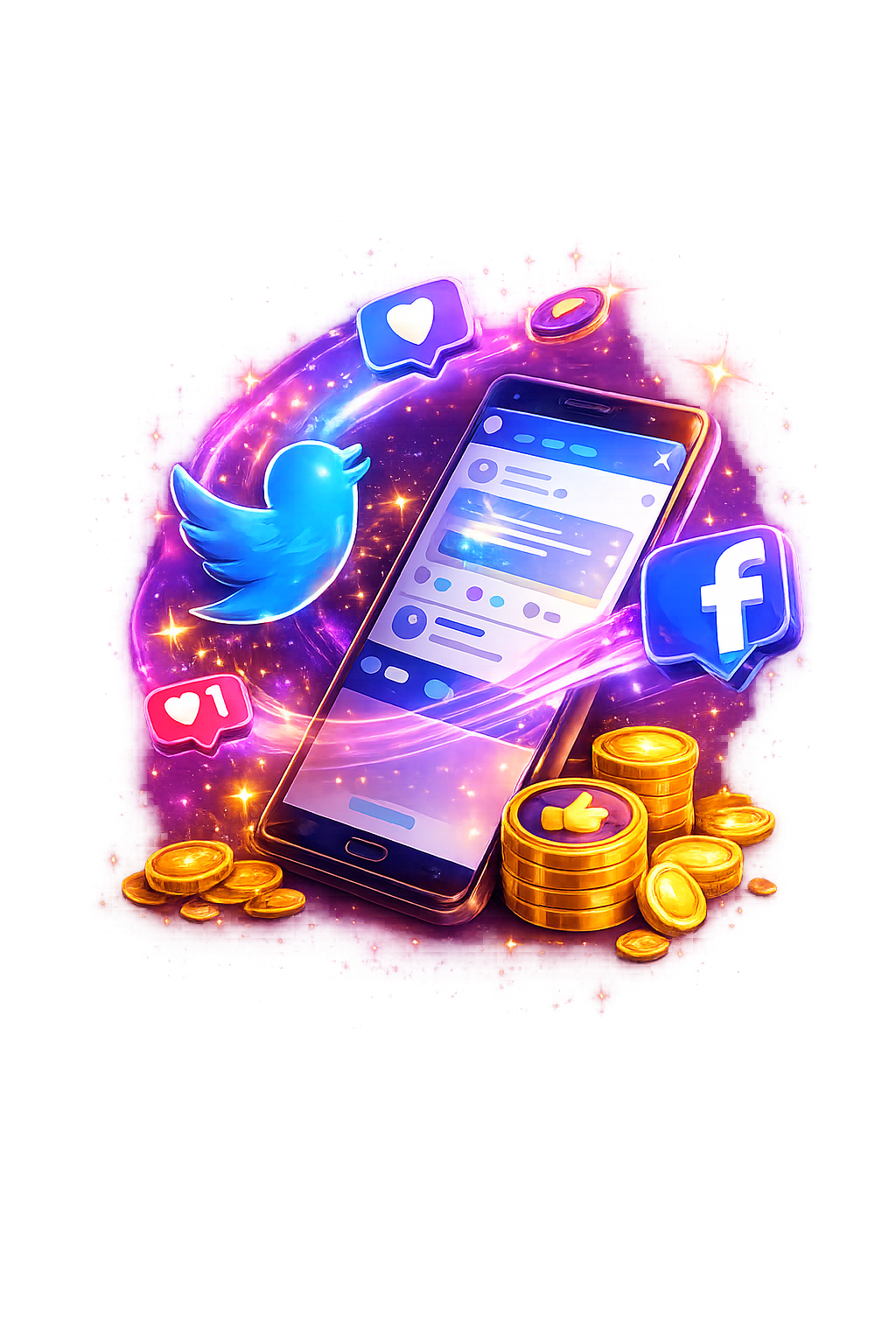 Twitter / Facebook Social Share Bonus