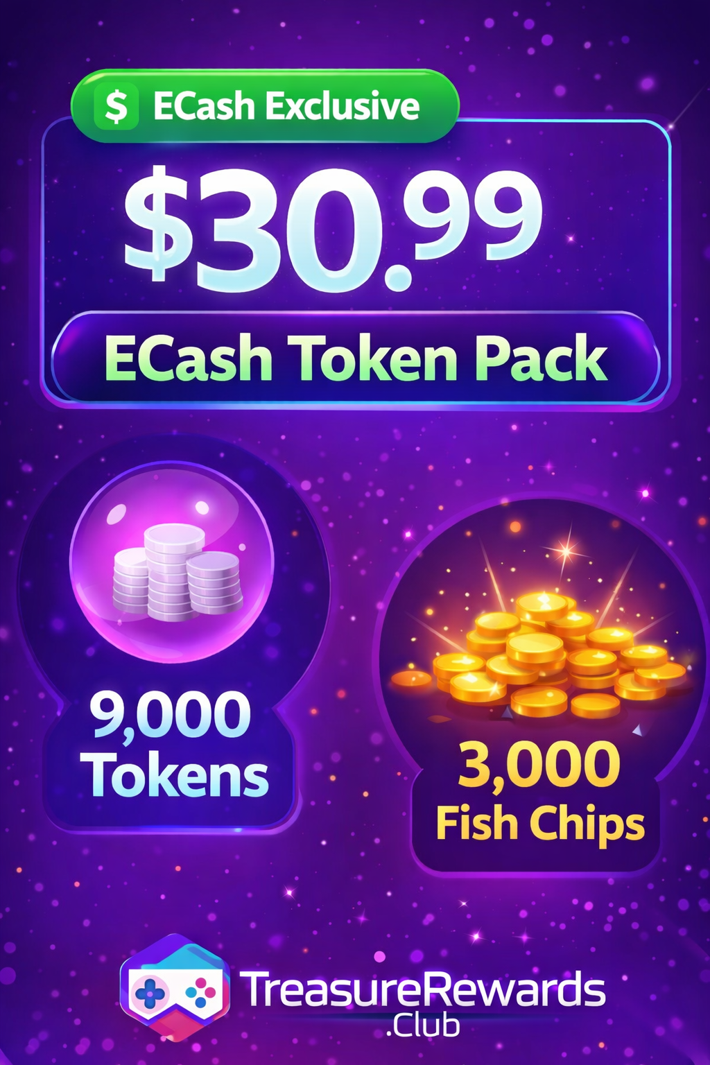 $30.99 Cash App Pay Token Pack