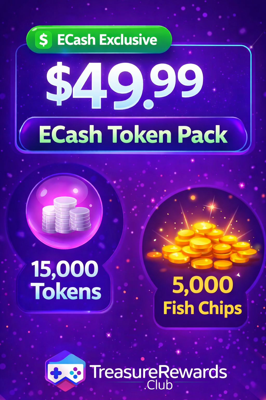 $49.99 Cash App Pay Token Pack