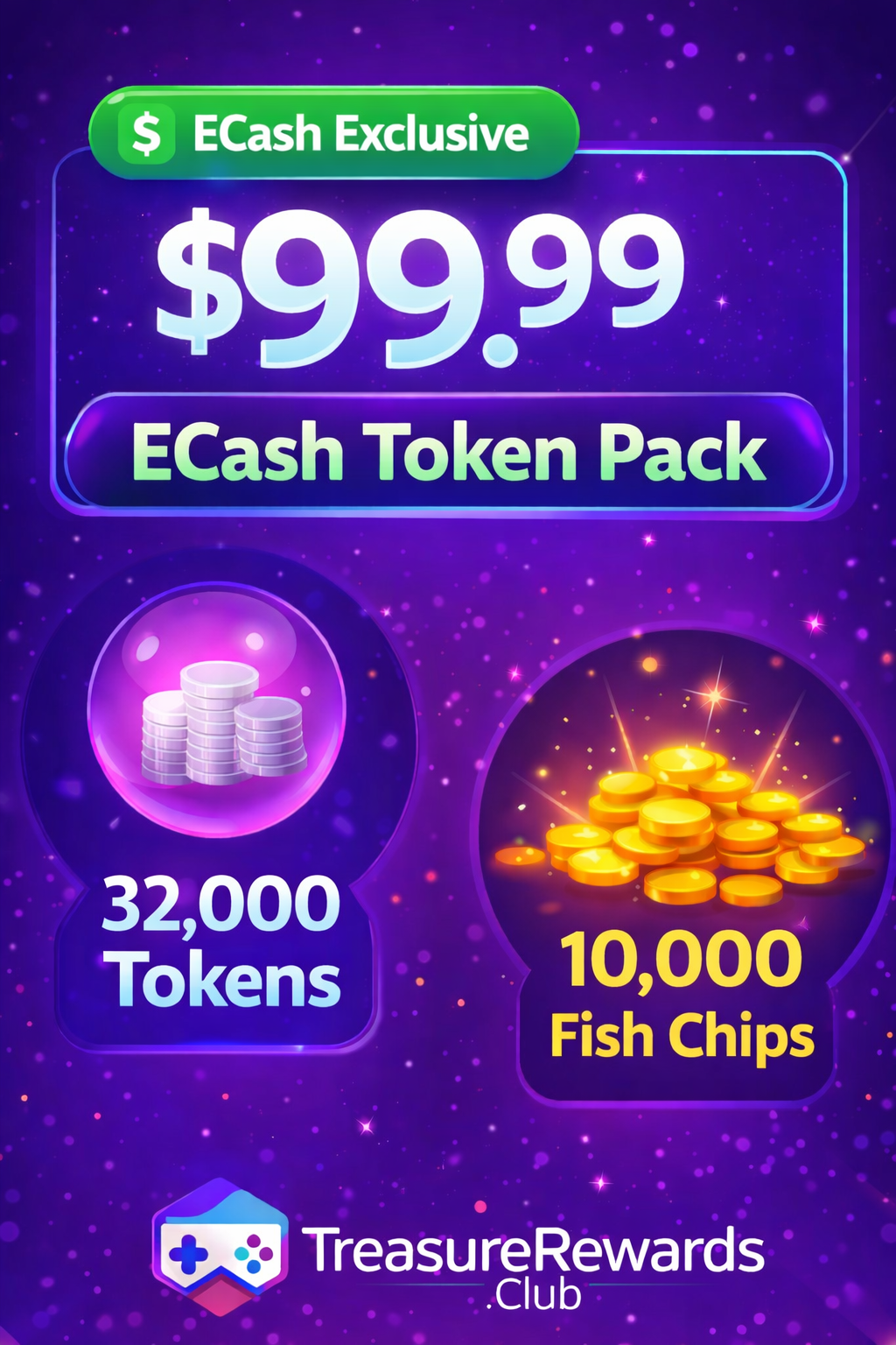 $99.99 Cash App Pay Token Pack